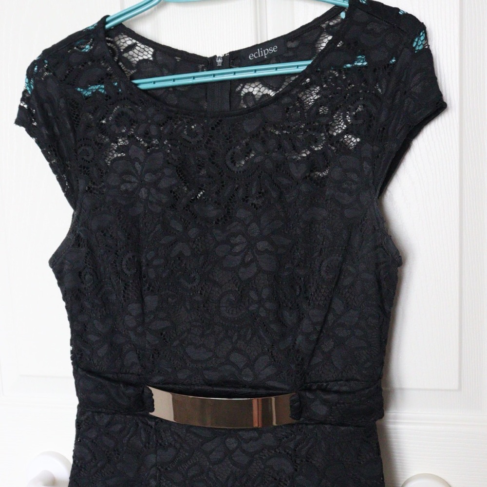 Black formal dress from Eclipse.